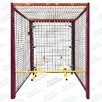 Gaiola de Habilidades Menor 1,50×1,50x2m com Kit de Barras Paralelas