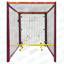 Gaiola de Habilidades Menor 1,50mx1,50mx2m com Kit de Barras Paralelas