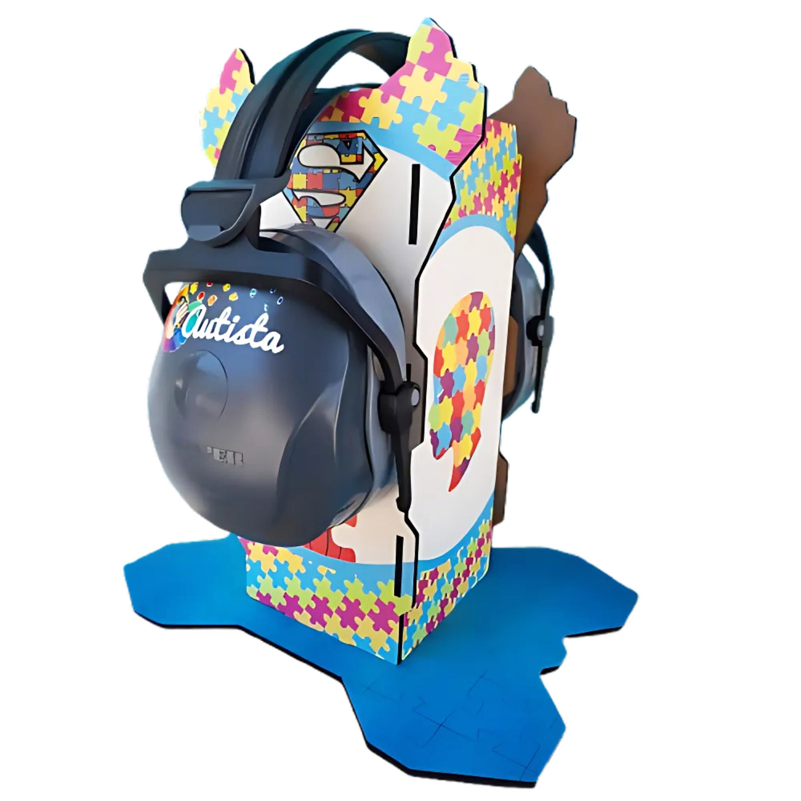 Abafador de ruído color com suporte decorativo - Coleção TEA e Amor - Image 3