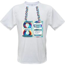 Camisa Branca cordão de identificação para Autista escreva suas informações