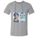 Camisa Infinity Gray cordão de identificação para Autistas