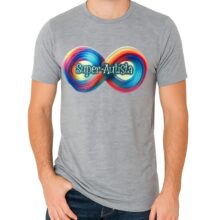 Camisa Cinza Infinity Gray Super Autistas