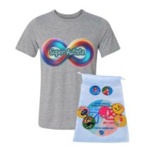 Camisa Cinza Infinity Gray Super Autistas