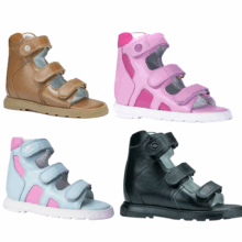 Sandálias Ortopédicas Coloridas sem Aplique