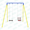 Balanço Duplo 2m altura com cadeira nylon