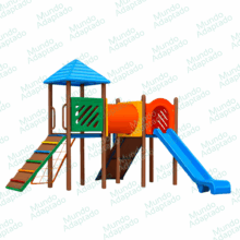 Parquinho Madeira Plástica Juvenil