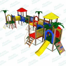 Parquinho Madeira Plástica kids