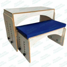 Mesa e Banco c/Regulagem de Altura