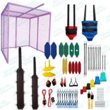 Combo 2 - Gaiola de Habilidades 2mx2mx2m+Trilho+Acessórios