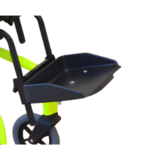 Apoio de Pés Plástico Cadeira de Rodas Prisma ou Relax