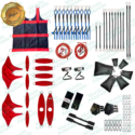 Kit Acessórios para Fisioterapia com Cinto 8 Pontos