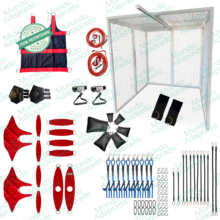 Combo 7 Gaiola 2X2X2m+Trilho de Marchas+Kit Acessórios com Cinto 8 pontos
