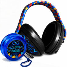 Abafador 14 db Antirruído arco color quebra-cabeça + Iô Iô personalizado